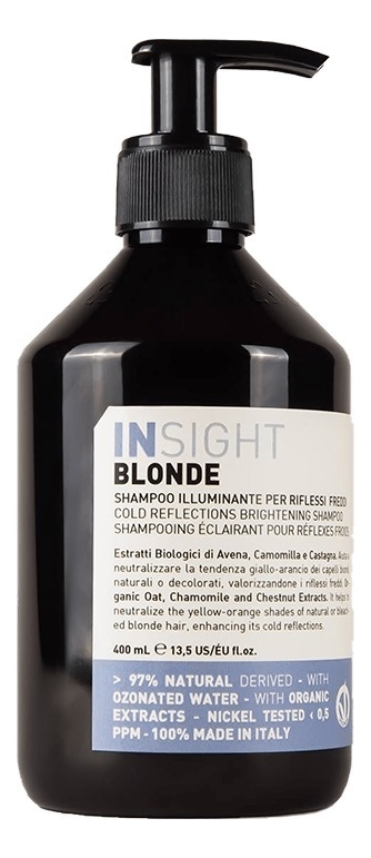 

Шампунь для поддержания холодных оттенков Blonde Cold Reflections Brightening Shampoo: Шампунь 400мл, Шампунь для поддержания холодных оттенков Blonde Cold Reflections Brightening Shampoo