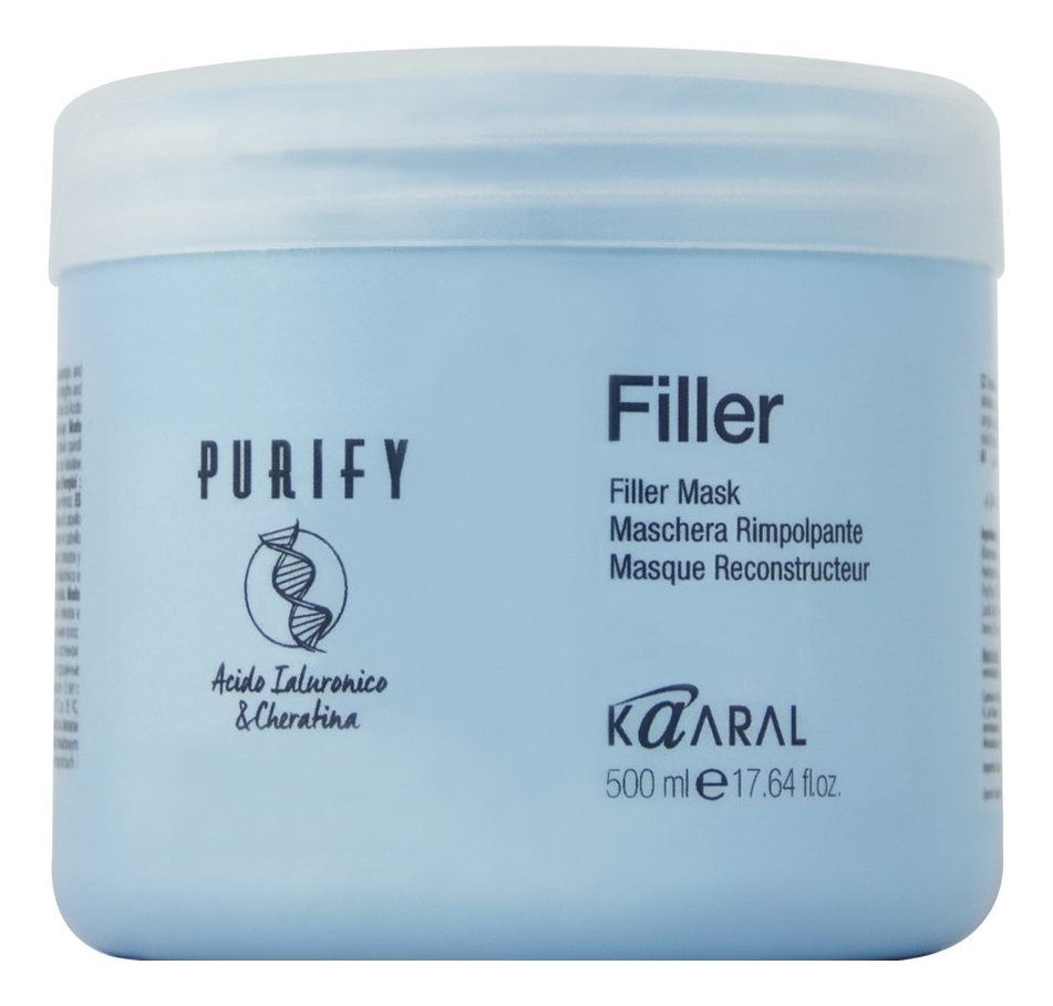

Маска для волос с кератином и гиалуроновой кислотой Purify Filler Mask: Маска 500мл, Маска для волос с кератином и гиалуроновой кислотой Purify Filler Mask