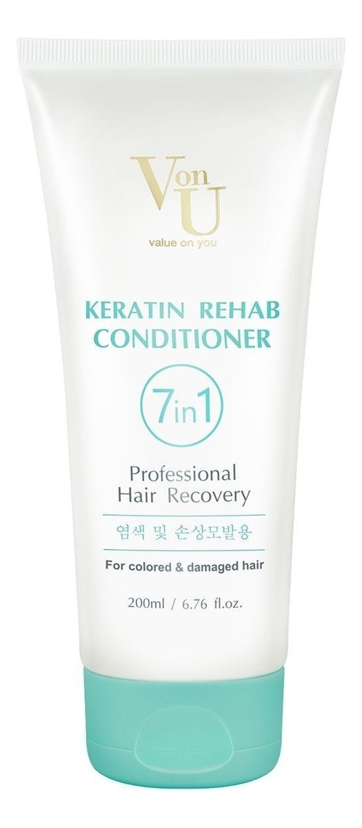 Кондиционер для волос с кератином Keratin Rehab Conditioner 200мл кондиционер для волос с кератином keratin rehab conditioner 200мл