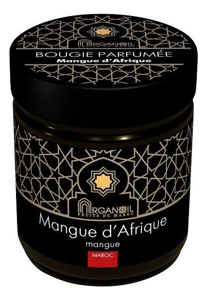 Ароматическая свеча Африканское манго Bougie Parfumee Mangue D'Afrique (манго): Свеча 100мл ароматическая свеча bougie parfumee djemaa el fna уд мандарин свеча 100мл