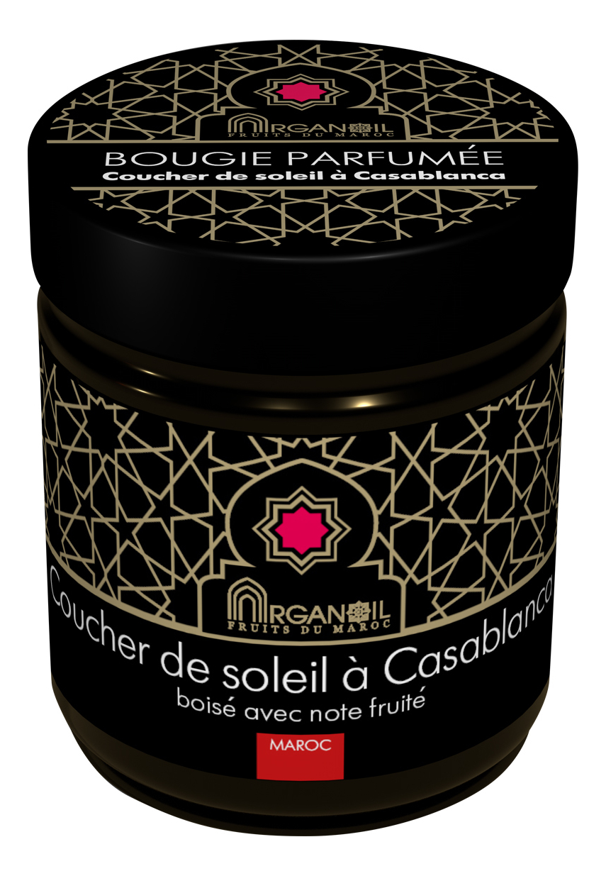 Ароматическая свеча На закате в Касабланке Bougie Parfumee Сoucher De Soleil A Casablanca (древесно-фруктовый): Свеча 100мл