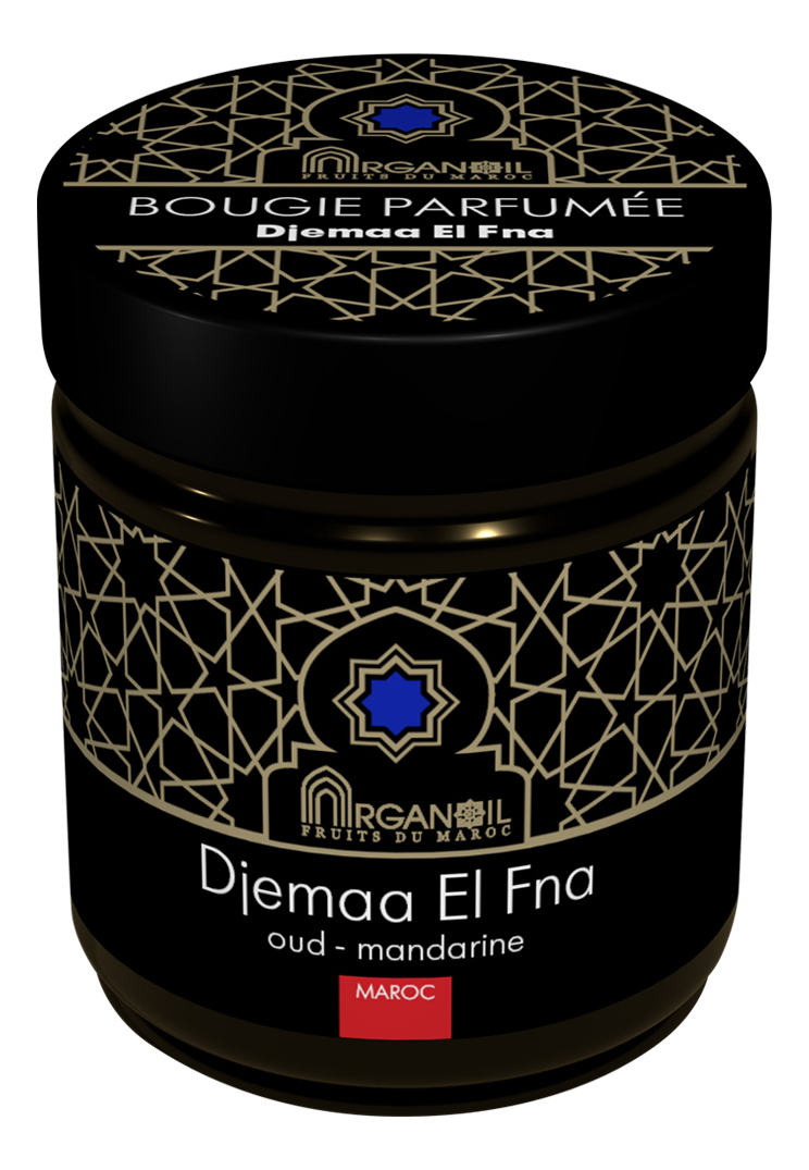 Ароматическая свеча Bougie Parfumee Djemaa El Fna (уд, мандарин): Свеча 55мл ароматическая свеча bougie parfumee djemaa el fna уд мандарин свеча 100мл