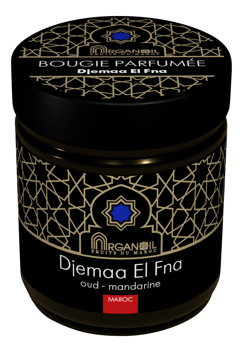 Ароматическая свеча Bougie Parfumee Djemaa El Fna (уд, мандарин): Свеча 100мл ароматическая свеча bougie parfumee candle maldives eq белый