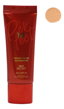 

BB крем для лица M Perfect Cover Cream RX SPF42 PA+++ 20мл: 27 Honey Beige, BB крем для лица M Perfect Cover Cream RX SPF42 PA+++ 20мл
