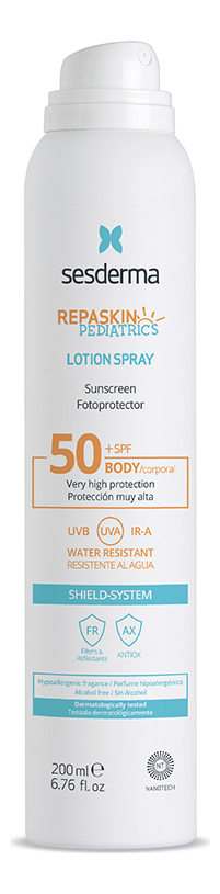 Купить Детский солнцезащитный спрей для тела Repaskin Pediatrics Lotion Spray SPF50+ 200мл, Sesderma