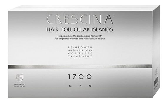 

Комплекс для волос HFI 1700 Man Re-Growth Anti-Hair Loss (лосьон для стимуляции роста 20*3,5мл + лосьон против выпадения 20*3,5мл)