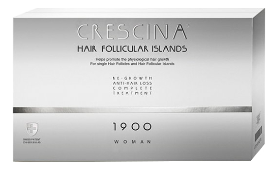 

Комплекс для волос HFI 1900 Woman Re-Growth Anti-Hair Loss (лосьон для стимуляции роста 20*3,5мл + лосьон против выпадения 20*3,5мл)