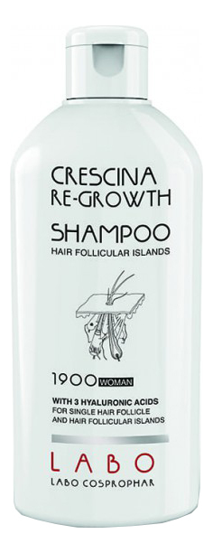 Шампунь для стимуляции роста волос HFI 1900 Woman Re-Growth Shampoo 200мл