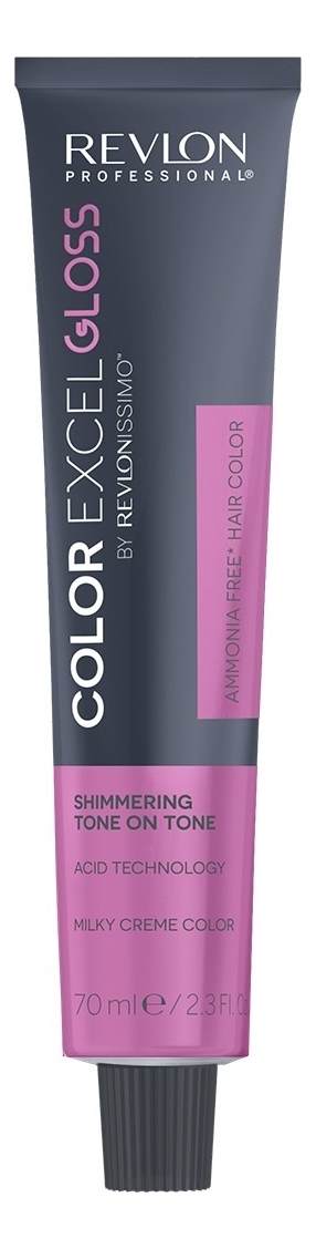 

Кислотный краситель для волос тон в тон Color Excel Gloss By Revlonissimo 70мл: 000 Clear, Кислотный краситель для волос тон в тон Color Excel Gloss By Revlonissimo 70мл