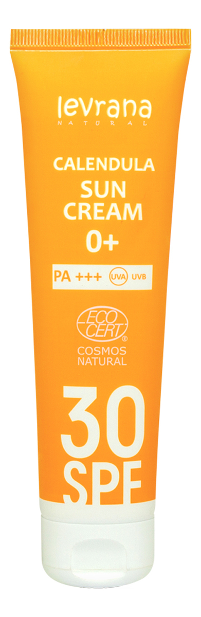 Солнцезащитный крем для лица и тела с гидролатом календулы Calendula Sun Cream 0+ 100мл: Крем SPF30+ PA+++ солнцезащитный крем для лица и тела с гидролатом календулы calendula sun cream pink 0 100мл крем spf50