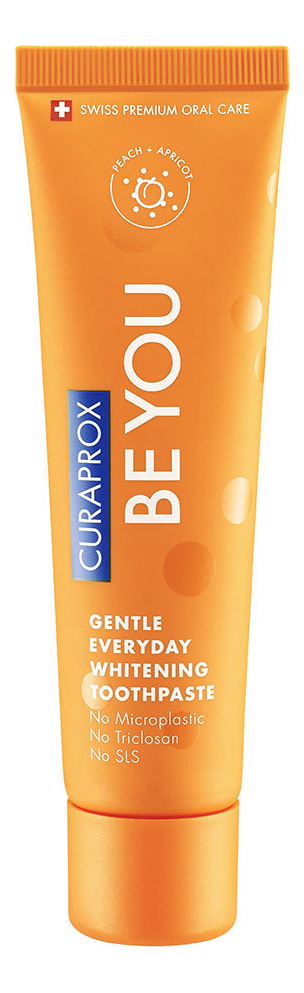 

Зубная паста со вкусом персика и абрикоса Be You Whitening Toothpaste 60мл