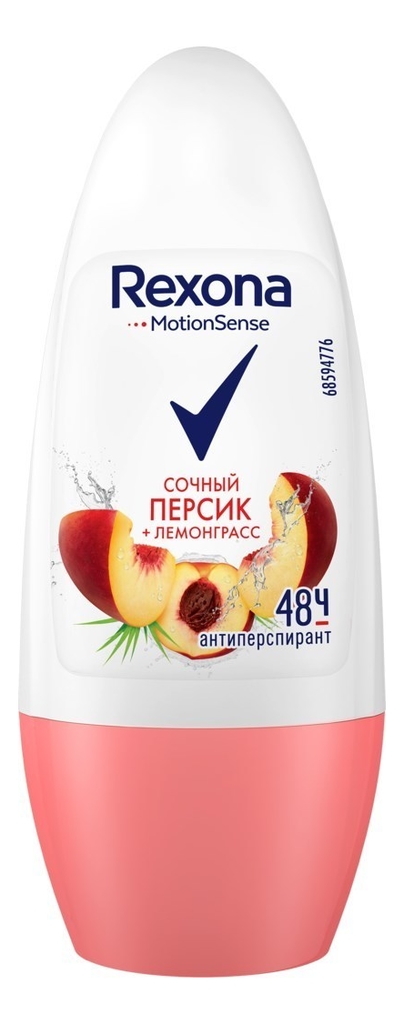 

Шариковый антиперспирант Сочный персик + лемонграсс MotionSense 50мл