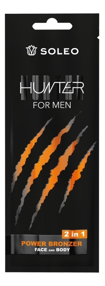 Крем-бронзатор для лица и тела Hunter For Men Power Bronzer: Крем 15мл