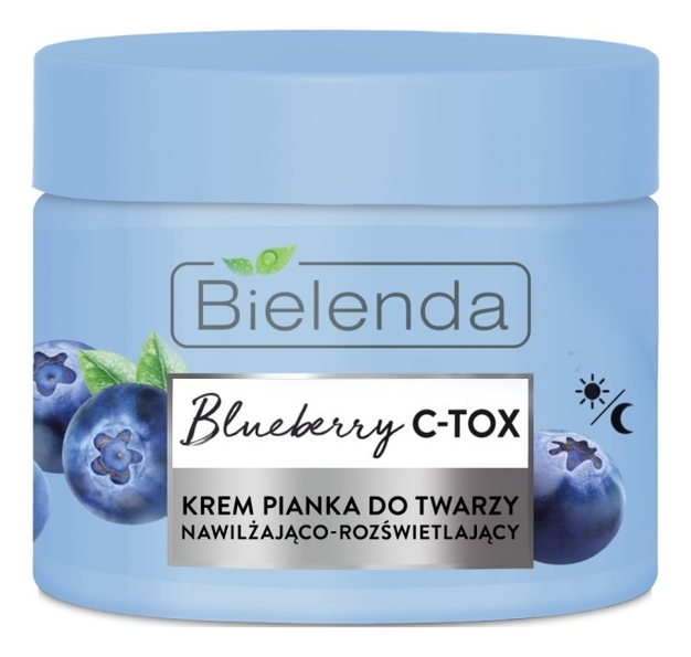 

Увлажняющий и отбеливающий крем-мусс для лица Blueberry C-Tox 40г