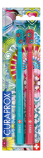 Curaprox Набор зубных щеток Summer Ultra Soft 5460 0,10мм 2шт (голубая, малиновая)