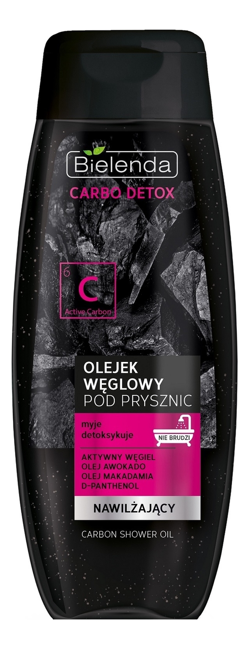 

Угольное масло для душа Carbo Detox Charcoal Shower Oil 400мл