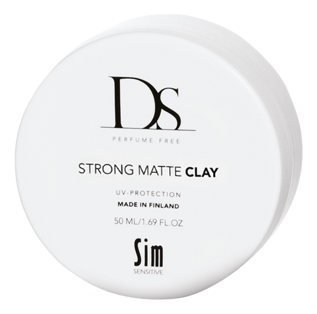 Купить Матовый воск для укладки волос DS Perfume Free Strong Matte Clay 50мл, Sim Sensitive