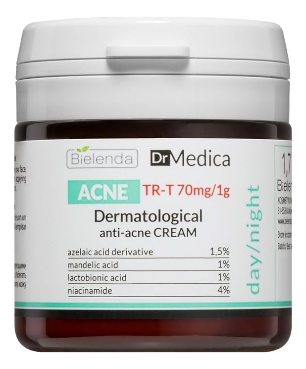 

Дерматологический крем для лица Dr Medica Acne Dermatological Anti-Acne Cream 50мл