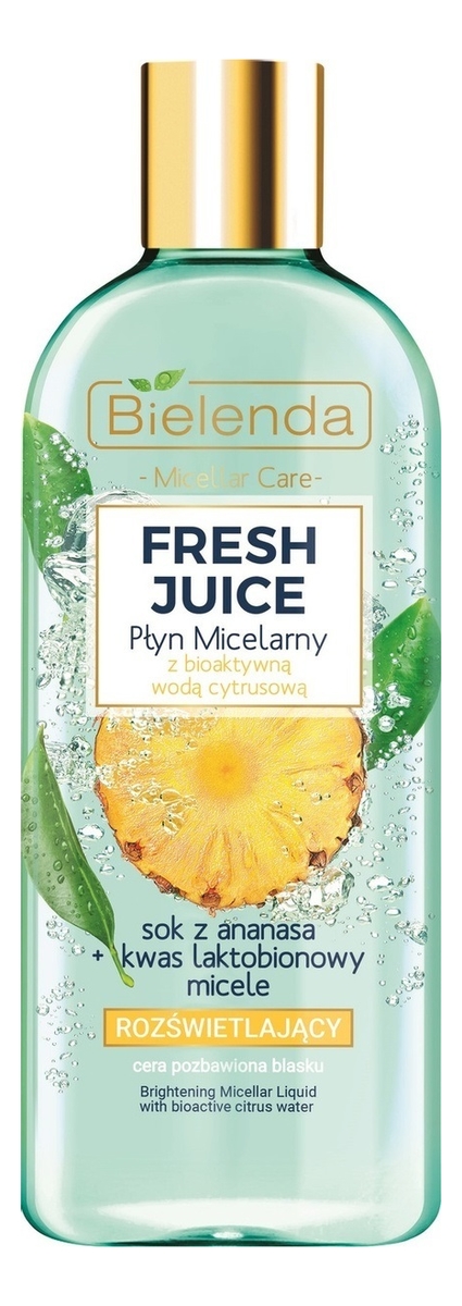 

Осветляющая мицеллярная вода для лица Fresh Juice Brightening Micellar Liquid With Bioactive Citrus Water: Мицеллярная вода 500мл, Осветляющая мицеллярная вода для лица Fresh Juice Brightening Micellar Liquid With Bioactive Citrus Water