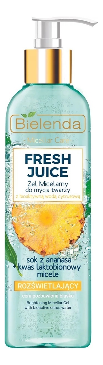 

Осветляющий мицеллярный гель для умывания Fresh Juice Brightening Micellar Gel With Bioactive Citrus Water 190г