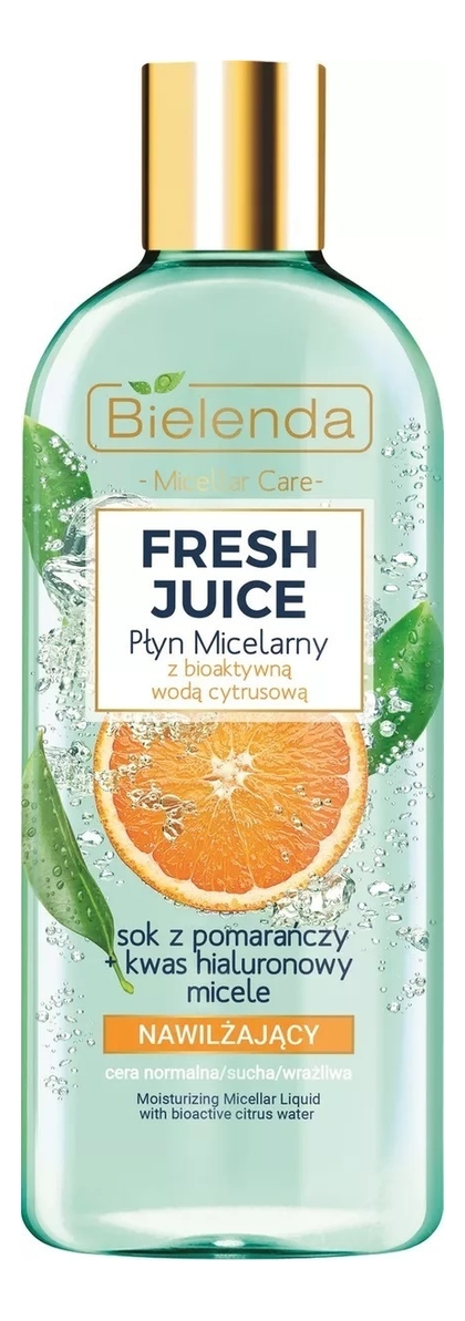 

Увлажняющая мицеллярная вода для лица Fresh Juice Moisturizing Micellar Liquid With Bioactive Citrus Water: Мицеллярная вода 500мл, Увлажняющая мицеллярная вода для лица Fresh Juice Moisturizing Micellar Liquid With Bioactive Citrus Water