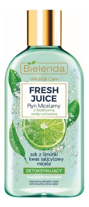 

Детоксифицирующая мицеллярная вода для лица Fresh Juice Detoxifying Micellar Liquid With Bioactive Citrus Water: Мицеллярная вода 100мл, Детоксифицирующая мицеллярная вода для лица Fresh Juice Detoxifying Micellar Liquid With Bioactive Citrus Water