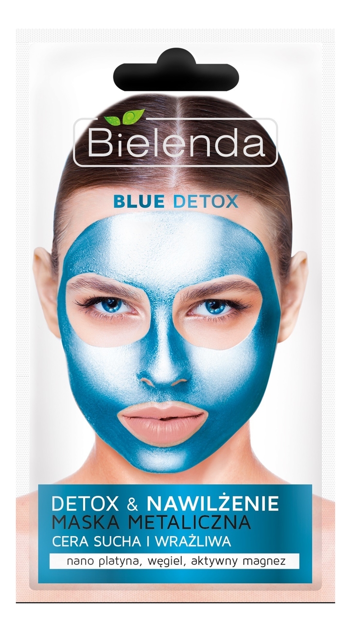

Очищающая металлическая маска для лица Blue Detox 8г