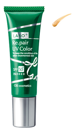 CBS Cosmetics Восстанавливающий солнцезащитный крем для лица Labo+ Re.pair UV Color SPF50+ PA++++ 30г