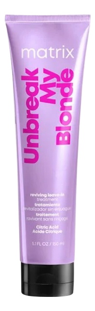 

Несмываемый крем для волос Total Results Unbreak My Blonde Reviving Leave-in Treatment 150мл