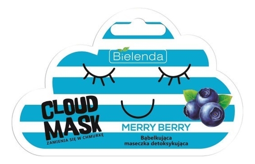 

Детоксифицирующая кислородная маска для лица Cloud Mask Merry Berry 6г