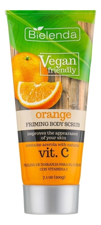 Скраб для тела Vegan Friendly Orange Firming Body Scrub 200г 306₽