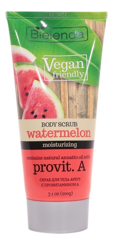 Скраб для тела Vegan Friendly Watermelon Moisturizing Body Scrub 200г 306₽