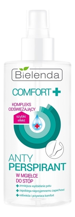 

Антиперспирант для ног Comfort+ Anty Perspirant 150мл