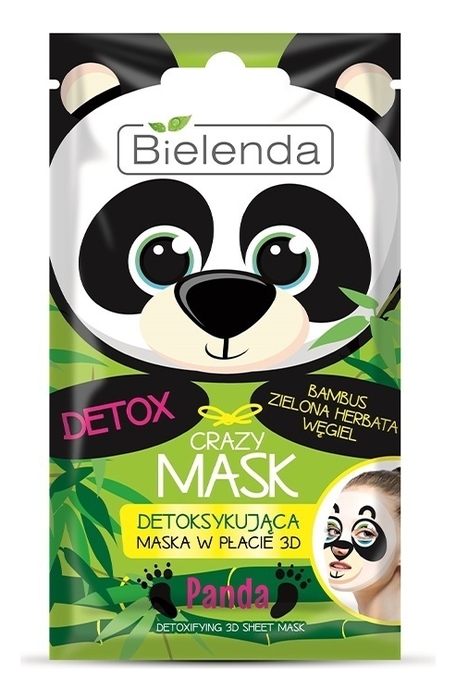 Тканевая маска-детокс для лица Crazy Mask Detoxifying 3D Sheet Mask