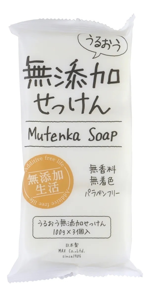 Купить Мыло туалетное без добавок Mutenka Soap 3*100г, MAX