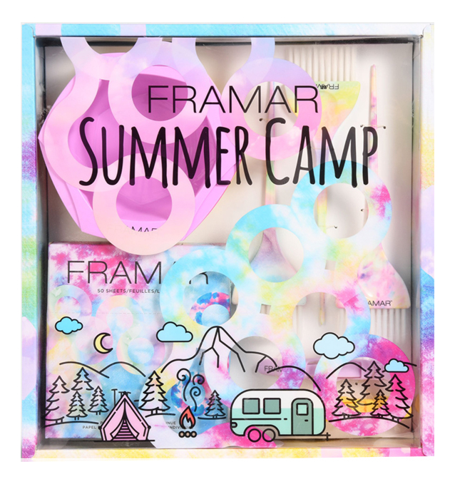 

Набор колориста Колор-Кемпинг Summer Camp (кисть для окрашивания 3шт + зажимы для волос 2шт + фольга 50шт + миски для окрашивания 3шт)