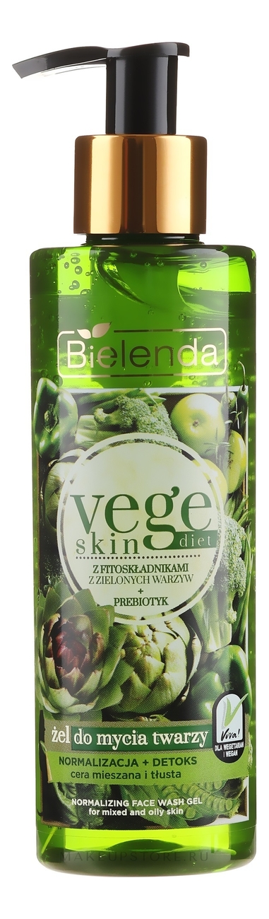 

Нормализующий гель для умывания Vege Skin Diet Normalizing Face Wash Gel 200г