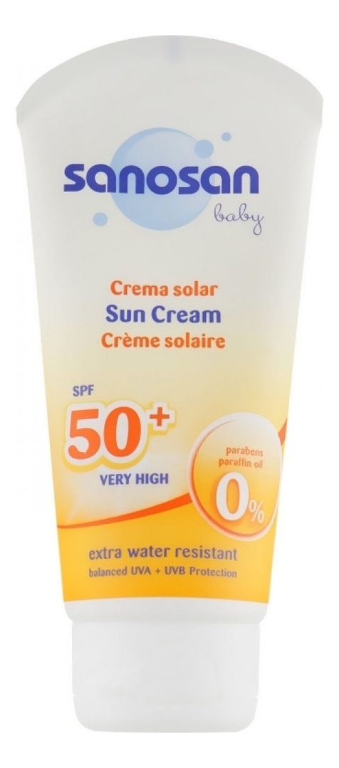 Купить Солнцезащитный крем для тела Baby Crema Solar SPF50+ 75мл, Sanosan