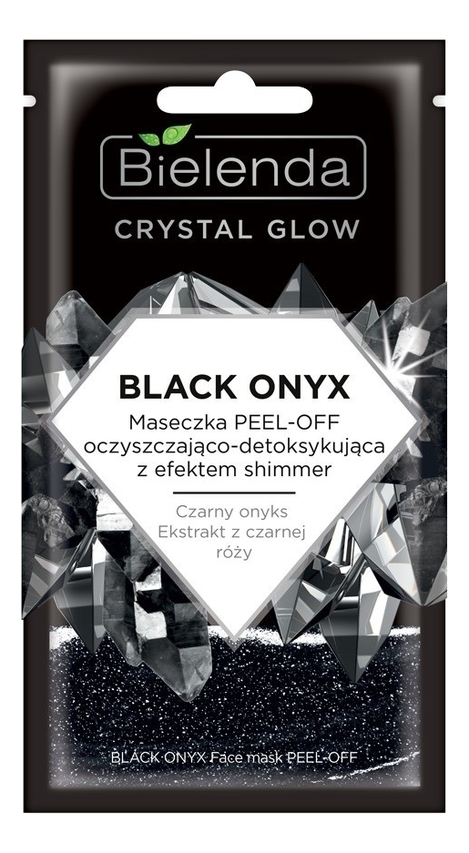 

Очищающая маска для лица c эффектом мерцания Crystal Glow Black Onyx Face Mask Peel-Off 8мл