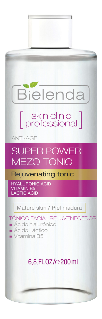 Активный омолаживающий тоник длица Skin Clinic Professional Anti-Age Rejuvenating Tonic 200мл от Randewoo
