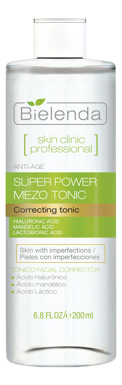 

Тоник для лица с миндальной и лактобионовой кислотой Skin Clinic Professional Correcting Tonic 200мл