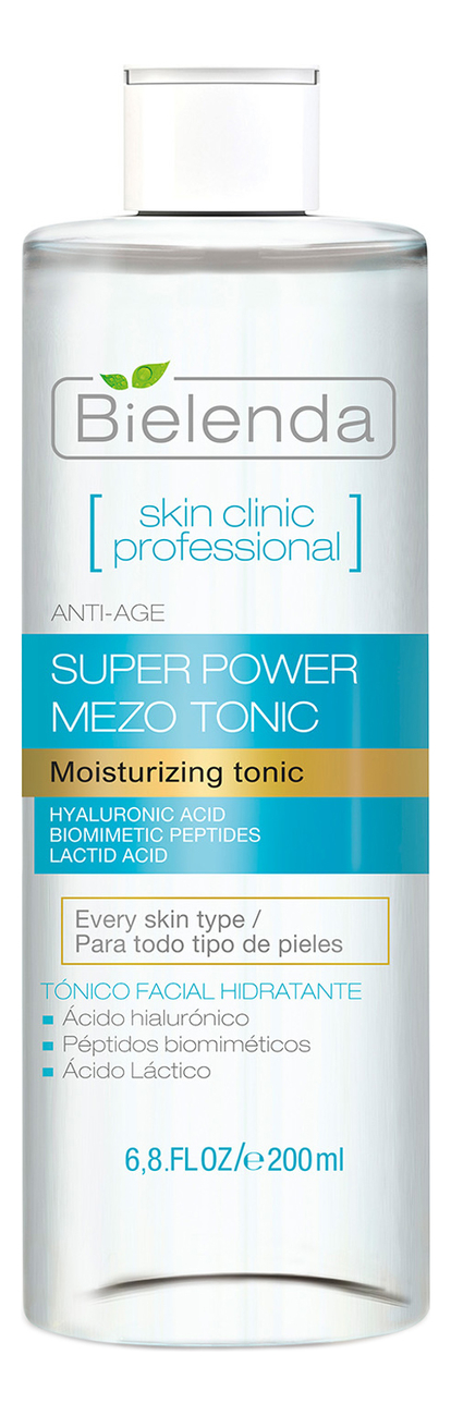 

Тоник для лица с гиалуроновой кислотой Moisturizing Tonic Skin Clinic Professional 200мл