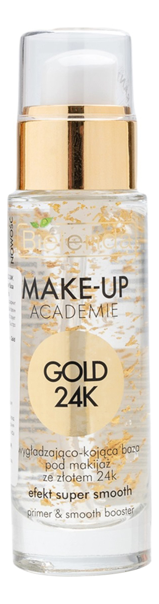 

Разглаживающая и успокаивающая база под макияж Make-Up Academie Gold 24K Primer & Smooth Booster 30г