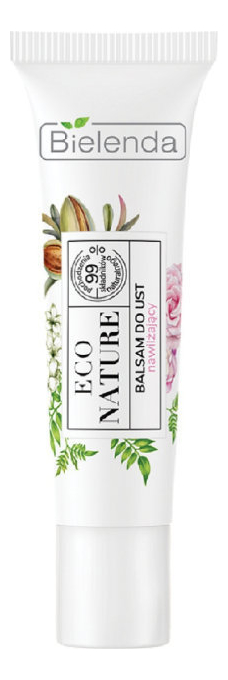 Фото - Увлажняющий бальзам для губ Миндальное молоко + жасмин + роза Eco Nature Moisturizing Lip Balm 10г eco spa exc бальзам для губ ecorganic увлажняющий лимон 7 г