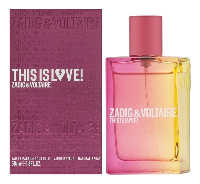 Купить This Is Love! Pour Elle: парфюмерная вода 50мл, Zadig & Voltaire