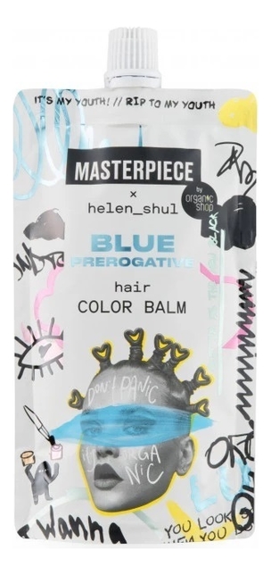 Оттеночный бальзам для волос с маслом кокоса Masterpiece Color Balm 100мл: Blue Prerogative