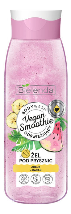 Гель для душа Арбуз + банан Vegan Smoothie Body Wash 400мл