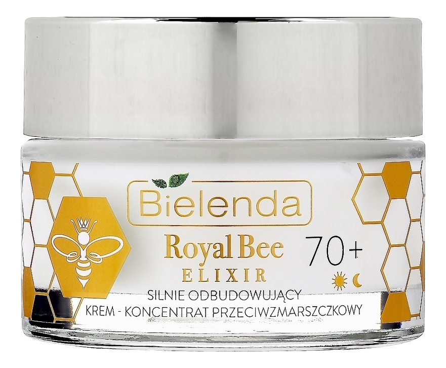 

Восстанавливающий крем для лица против морщин Royal Bee Elixir Strongly Rebuilding Anti-Wrinkle Cream-Concentrate 70+ 50мл
