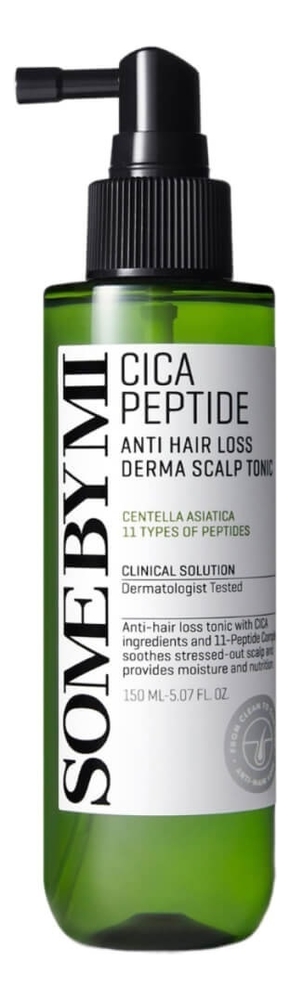 Тоник против выпадения волос Cica Peptide Anti Hair Loss Derma Scalp Tonic 150мл somebymi cica peptide anti hair loss derma scalp tonic