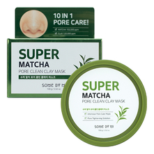 Some By Mi Глиняная маска для лица с экстрактом зеленого чая матча Super Matcha Pore Clean Clay Mask 100г